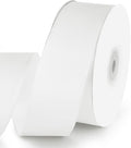 KMER LIFE 1-1/2" Wide x 50 Yards White Single Faced Polyester Satin Ribbon - Perfect for Wedding Decor, Wreaths, Crafts, Gift Wrapping & Other Projects