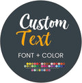 Custom Stickers for Weddings, Birthdays & Businesses - Personalized Labels with Your Logo - Waterproof, Fade and Heat Resistant - Pack of 100-1000 (Custom Text, 6 Inch)
