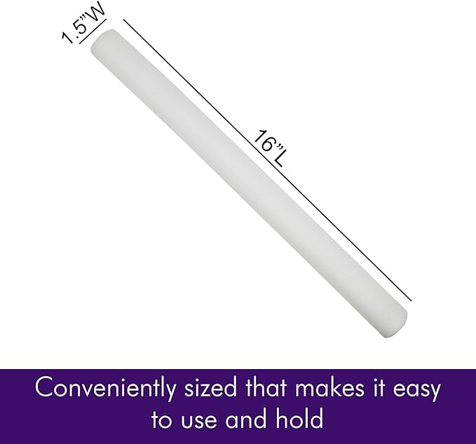 Pack of 12 Custom LED Party Foam Light Sticks Batons for Quinceaneras, Sweet 16, Bat Mitzvah, Parties, Birthdays, Guests, Party, Promotions 3 Color Lighting Modes Batteries 16"