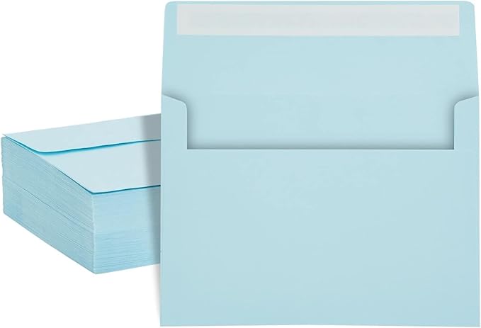 A7 Invitation Envelopes - Peel & Press - 24lb Heavy Duty Envelopes for Wedding Baby Shower Birthday Invitations - 5 1/4" x 7 1/4" (Pastel Pink, 500)