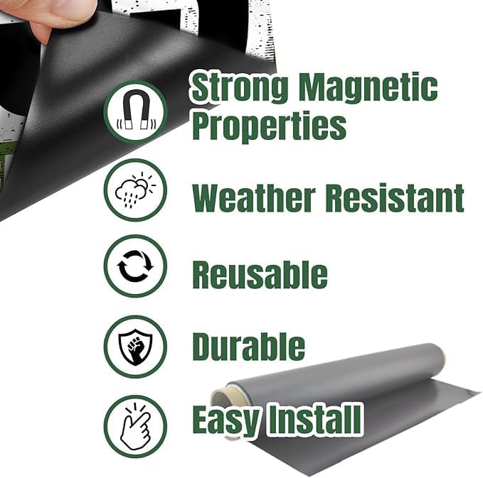 KETABAO – 9" Star Photo Magnets for Refrigerators, Cars and Offices – Customizable Magnetic Decor