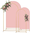 Metal Arch Backdrop Stand and Cover Set, 7.2FT, 6FT Party Backdrop, Easy to Assemble, Backdrop Stand for Parties, Birthday, Baby Shower