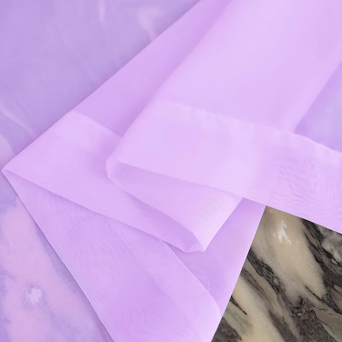 Window Purple Sheer Curtains 60 Inches Width 90 Inches Long 2 Panels Sheer Curtains Clear Curtains Basic Rod Pocket Panel for Home Living Room Bedroom Kids Room Yard Patio Parlor Sliding