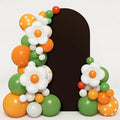 LEBENGURU Upgraded 5FT Wedding Arch Cover, Brown Spandex Fitted Arch Backdrop Cover, Round Top Chiara Stand Covers for Birthday Party Baby Shower Banquet Balloon Décor