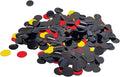 Red and Black and Gold Foil Confetti, Round Dots Glitter Table Confetti, Sparkling for Party Decorations (1.76 OZ)