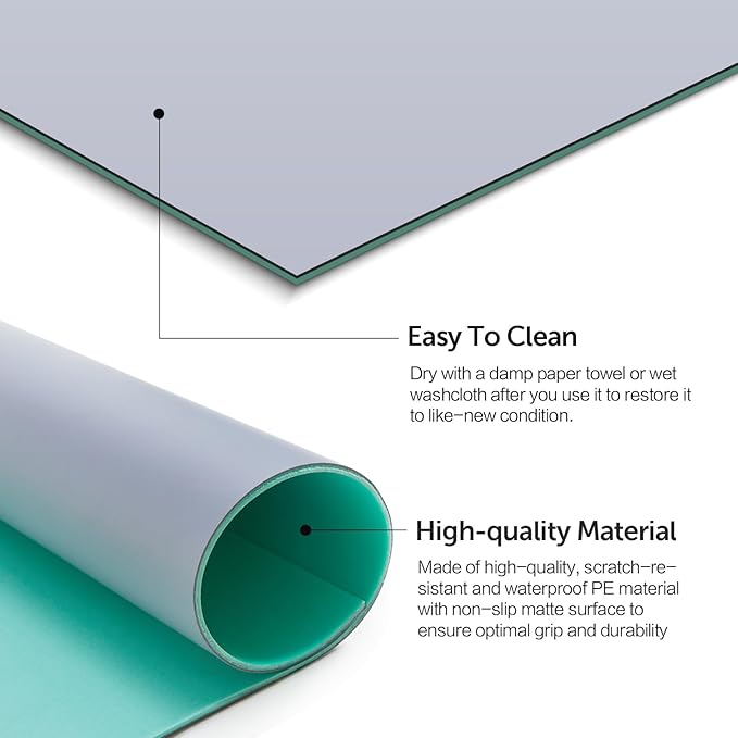 Dance Floor Mat Ballet Dance Floor Heavy-Duty 4MM PE Practice Floor for Ballet, Jazz, and Pop Portable and Non-Slip Dance Flooring for Adults and Kids