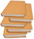 5.5x8.25 Sketch Book, 120 Sheets (100gsm), Hardcover Bound Sketch Notebook, Acid Free Blank Drawing Paper, Ideal for Kids & Adults, Kraft Cover