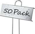 50 Pack Metal Plant Labels for Outdoor Garden Waterproof Plant Markers, Labels Garden Markers for Seedlings Herbs Vegetable Greenhouse Gifts, with Pen