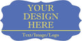 Custom Stickers 70-1000 Personalized Labels for Birthday Party Wedding, Customized Stickers for Business Logo(2-Fancy Frame)