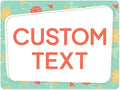 Custom Sign, Custom Street Sign, 11 Font Colors, 13 Font Styles, 4 Hole Options, 22 Sizes, 18x24 Inches, Rust Free DiBound, Fade Resistant, Made in USA by My Sign Center (Mid-Century Modern 2)