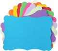 50 Pack Blank Kraft Cards Cardstock Thick Paper Brown Greeting Cards for DIY Gift Card Menus, Baby Shower and Wedding Invitations (Multicolored, 5x7IN)