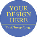 Custom Stickers 70-1000 Personalized Labels for Birthday Party Wedding, Customized Stickers for Business Logo(Round)