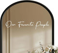 Our Favorite People Seating Chart Decal Wedding Seating Chart Header Decal for Mirror Our Favorite People Welcome Sign Wedding Welcome Vinyl (White, Width 20")