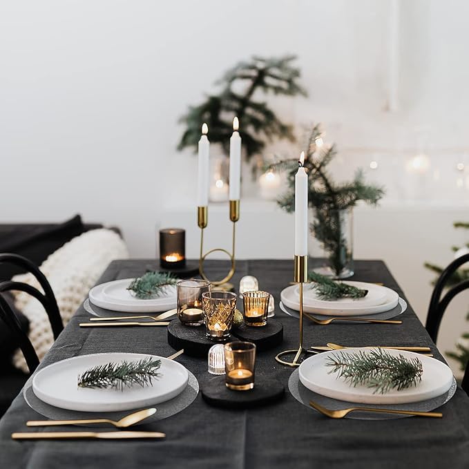 50 Pieces Silver Glitter Paper Place Mats Sparkle Round Disposable Table Mats Silver Sequin Doilies Decorative Placemats for Wedding Banquet Party Home Dining Tableware