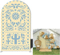 Mexico Theme Arch Stand Covers Fiesta Wedding Party Elastic Fabric Background Birthday Baptismx Baby Shower Decor Props (Customized,G-3743)