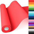 Red Wrapping Paper, 15"x900" (75FT) Solid Color Art Craft Kraft Decorative Paper Roll for Christmas Mother's Day Valentines Anniversary Wedding Birthday, Bouquet Flower Gift Wrap for Women Girls