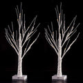 Sunnyglade 2PCS 2Ft 24 LED Birch Tree Light Bonsai Tree Light Warm White for Home Wedding Festival Party Christmas Decoration