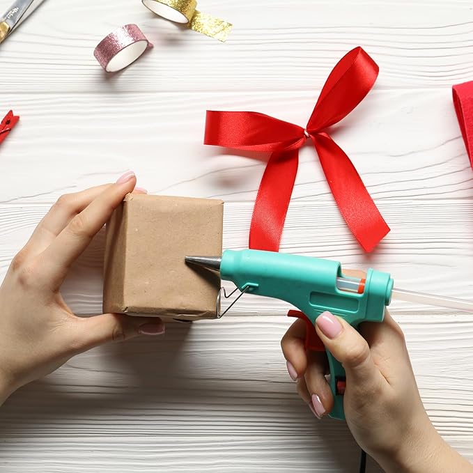 HARFINGTON 10pcs Hot Glue Sticks 0.28" Dia x 11.81" Long EVA Mini Hot Melt Adhesive Glue Stick for Hot Melt Gun Wood Plastic Glass Flowers Fabrics Foam, Purple