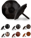50 Pack 1.5" Round Head Iron Clavos Decorative Nails – Sealed Unfinished – Handmade Rustic Round Fasteners for Farmhouse Shutters, Faux Wood, Barn Doors, Shutters, Gates – Ornamental Wood Accent