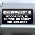 Car Magnet Signs Custom - 24"x12" (Set of 2), 30-mil Thickness with Rounded Corners (Black)