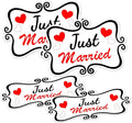 Just Married Car Magnet Set, Marry Me Magnetic Sign for Car Wedding Decoration White 4 PCS(2 Large 12 * 8 in + 2 Small 12 * 4 in)