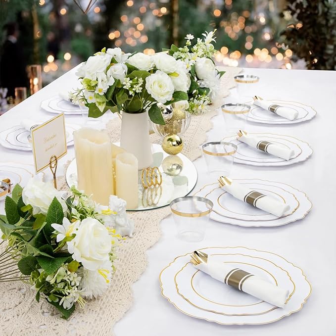 9PCS 8inch Round Mirror Centerpieces for Tables, Acrylic Circle Mirror Centerpieces for Table Candle Plate Circle Mirror Trays for Wedding Centerpieces Baby Shower Party Decorations