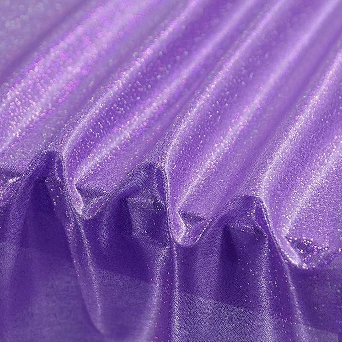Fitable Sequin Tablecloth for Parties 52x70 Inch - Sparkle Glitter Table Cloth Laser Rectangle Overlay for Wedding Baby Shower Ceremony Birthday Holiday Banquet Decor, Purple