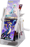 24-Slot Card Flip Book Display Stand,Trading Card Holder with Clear Protector for Gaming Cards, MTG, Sports Cards (Baseball/Basketball)