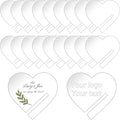 100 Pcs Wine Glass Name Tags, Personalized Wedding Drink Tags Reusable Circle Acrylic Labels Rim of Glass, Drink Markers to Write for Wedding Engagement Birthday Party Decorations