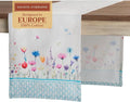 Maison d' Hermine Table Runner 100% Cotton Single Layer Table Runners 72 inches Long Decorative for Home Kitchen Dining Party Wedding Bridal Shower Spring Summer (Flower in The Field, 14.50" x 72")
