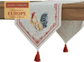 Maison d' Hermine Table runner 100% Cotton Double Layer Table Runners 108 inches long Decorative for Home Kitchen Dining Party Baby Shower Wedding Bridal Shower Spring Summer (Campagne, 14.50" x 108")