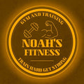 Custom Gym LED Sign – Personalized Color Changing Acrylic Wall Decor for Home Gym, Workout Room, or Man Cave (Gym, 16 INCHES)