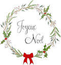 Custom Stickers for Weddings, Birthdays & Businesses - Personalized Labels with Your Logo - Waterproof, Fade and Heat Resistant - Pack of 100-1000 (Wreath N, 3 Inch)
