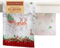Maison d' Hermine Table Runner 100% Cotton Double Layer Table Runners 72 inches Long for Thanksgiving Christmas Decorations Home Kitchen Dining Party Wedding (Christmas Tradition, 14.5" x 72")