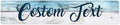 Custom Sign, Custom Street Sign, 11 Font Colors, 13 Font Styles, 4 Hole Options, 22 Sizes, 6x30 Inches, Rust Free DiBound, Fade Resistant, Made in USA by My Sign Center (Coastal)
