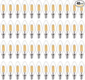FLSNT 48 Pack LED Candelabra Bulbs 60W Equivalent, B11 Dimmable LED Chandelier Light Bulbs, E12 Base, 2700K Soft White UL,CA65 Listed.