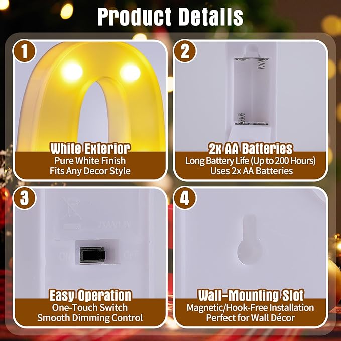 Light Up Letter Y,LED Sign Marquee Letters 26 Alphabet for Party Birthday Name,Wedding,Christmas Decorations,Personalized Name Sign Letters for Centerpieces Table and Wall Decor