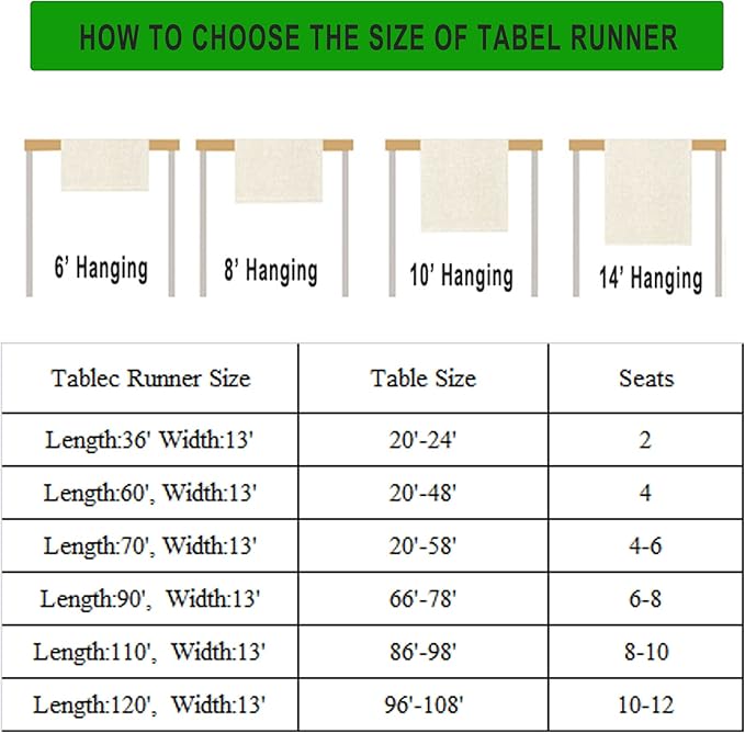 Vintage Botanical Flowers Table Runner, Seasonal Summer Plants Florals Butterfly Dinner Runner for Home Kitchen Dining Table Party Holiday Decoration 13"x108"
