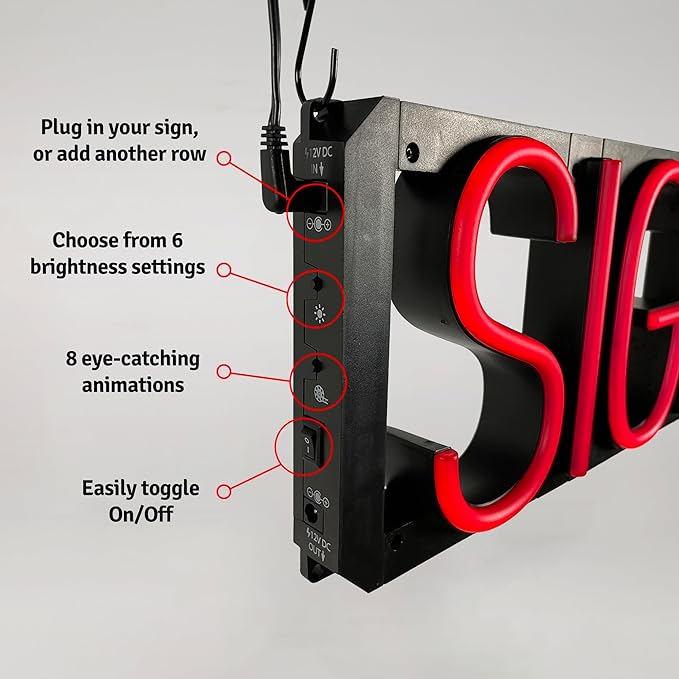 SpellBrite BEER TO-GO Sign | Beer-Related Sign with Neon Look, Green LED Light Source | 19.8" x 15.0"