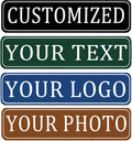 Custom Sign, Personalized Metal Signs,Customized Metal Signs Outdoor for Offices, Businesses, Workplaces, Street, Address, Indoor and Outdoor Use