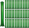 48pcs Round Head Boom Sticks Thunder Sticks Cheering Sticks Team Spirit Plastic Cheerleading Spirit Stick Clapper Inflatable Noise Maker Sports Supply (Metallic Green)