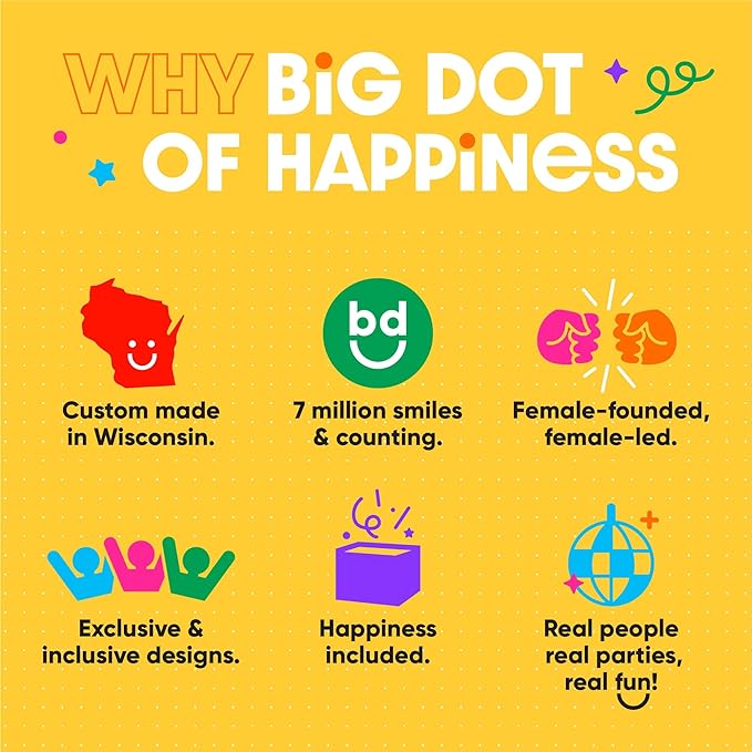 Big Dot of Happiness Custom Photo Crown - Party Favors - Fun Face Cut-Out Stickers - Set of 24