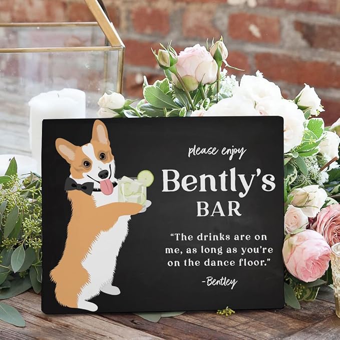 3 Pack 8.7x12 in Desktop Small Chalkboard Sign with Wood Base