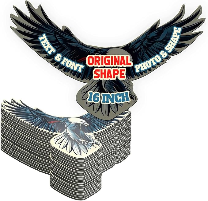 KETABAO – 16" Customized Original Shape Photo Magnets - Personalized Refrigerator and Car Magnets for Home and Office Decor
