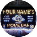 ADVPRO Personalized Your Name Custom Home Bar Beer Established Year Dual Color LED Neon Sign White & Yellow 16 x 12 Inches st6s43-p1-tm-wy