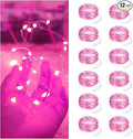 Fairy Lights 12 Pack Battery Operated 7ft 20LED Waterproof Silver Wire Christmas Lights for Outdoor, Indoor, Birthday, Wedding & Home Decor