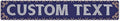 Custom Sign, Custom Street Sign, 11 Font Colors, 13 Font Styles, 4 Hole Options, 22 Sizes, 6x36 Inches, Rust Free DiBound, Fade Resistant, Made in USA by My Sign Center (Fauxsaic 1)