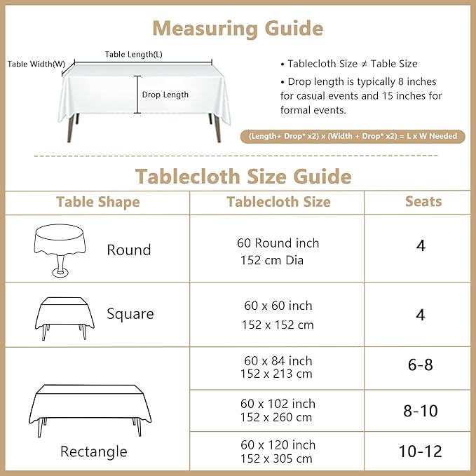 MYSKY HOME Table Cloth 60x120 in Rectangle, Heavy Duty Cotton Tassel Linen Look Waterproof Tablecloths Farmhouse Tablecloth, Wrinkle Free Table Cover with Black Tassels for Kitchen Dining, Party