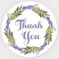 Custom Stickers for Weddings, Birthdays & Businesses - Personalized Labels with Your Logo - Waterproof, Fade and Heat Resistant - Pack of 100-1000 (Wreath O, 2 Inch)