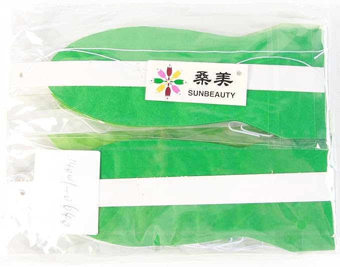 SUNBEAUTY Pack of 11 Green White Party Decoration Hanging Honeycomb Round Paper Fans Kit for Dinosaur Theme Birthday Baby Shower Summer Forest Carnival St.Patrick's Irish Backdrop Party Supplies